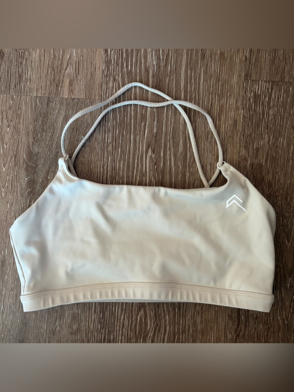 Oner Active Cream Double-Strap Minimal Sports Bra